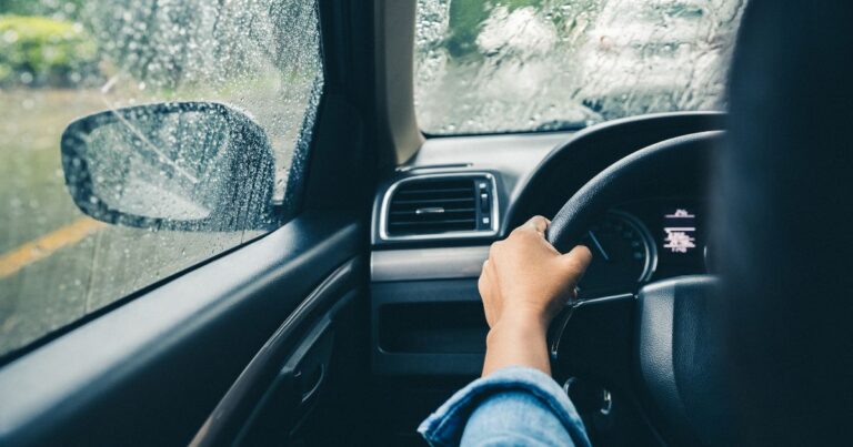 Driving in the rain